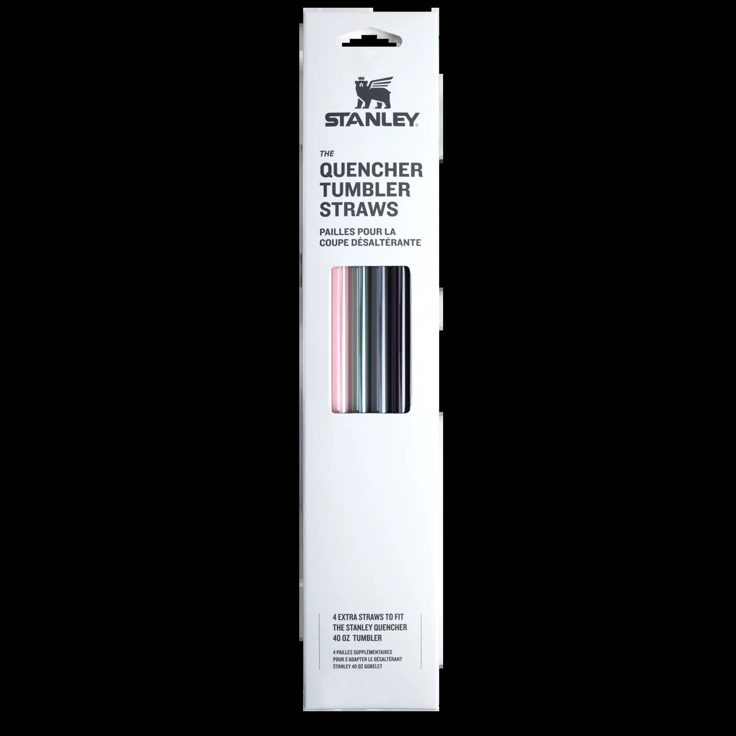 Stanley 1913 4er Set Ersatzstrohhalm für Quencher 40 OZ | 4-Pack