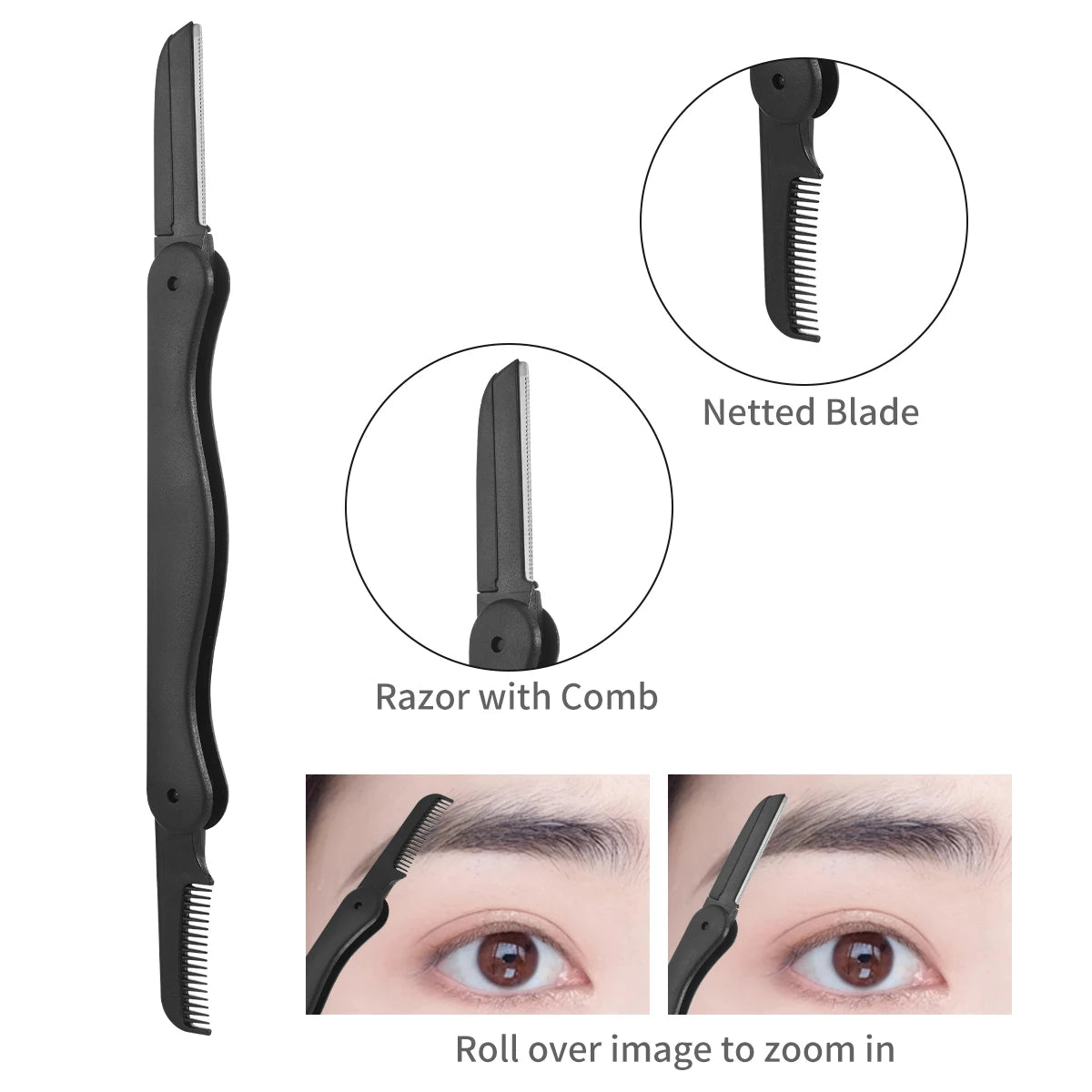 7-24Pcs Manicure Set Stainless Steel Professional Pedicure Kit Nail Scissors Grooming Kit with Black Leather Travel Case